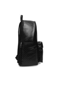Calvin Klein Plecak Emblem Aop Coated Backpack LV04D3313G Czarny. Kolor: czarny. Materiał: materiał #2