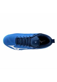 Buty halowe Mizuno Wave Dimension. Kolor: biały, wielokolorowy, niebieski. Model: Mizuno Wave. Sport: siatkówka