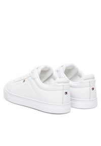 TOMMY HILFIGER - Tommy Hilfiger Sneakersy Icon Court FW0FW08815 Biały. Kolor: biały. Materiał: skóra #3