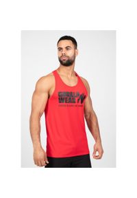GORILLA WEAR - Classic Training Top bez rękawów - Czerwony. Kolor: czerwony. Długość rękawa: bez rękawów. Styl: sportowy