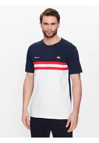 Ellesse T-Shirt Venire SHR08507 Granatowy Regular Fit. Kolor: niebieski. Materiał: bawełna