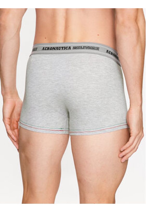 Aeronautica Militare Komplet 2 par bokserek AM1UBX003 Szary. Kolor: szary. Materiał: bawełna