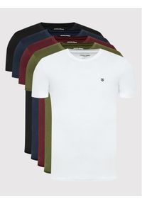 Jack&Jones PREMIUM Komplet 5 t-shirtów Brody 12190468 Kolorowy Regular Fit. Materiał: bawełna. Wzór: kolorowy #1