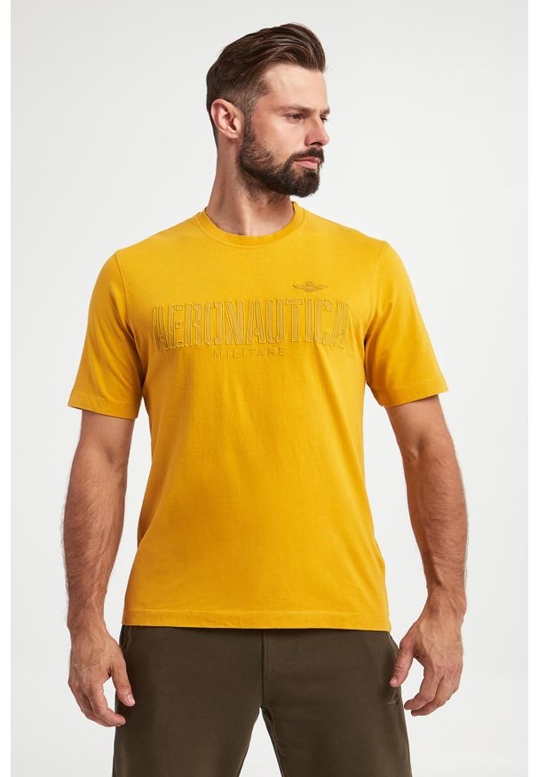 Aeronautica Militare - T-shirt męski z logo AERONAUTICA MILITARE