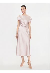 Dixie Sukienka koktajlowa ALAZPBH Różowy Regular Fit. Kolor: różowy. Materiał: syntetyk. Styl: wizytowy