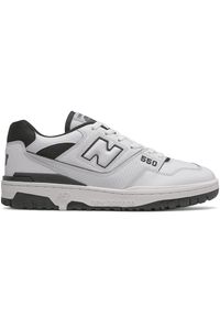 Buty unisex New Balance BB550HA1 – białe. Okazja: na co dzień. Kolor: biały. Materiał: skóra. Szerokość cholewki: normalna #1