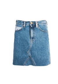 TOMMY HILFIGER - Tommy Jeans Spódnica | DW0DW06936 | Short Denim Skirt | Kobieta | Niebieski. Okazja: na co dzień. Kolor: niebieski. Materiał: bawełna. Styl: casual #4