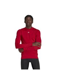 Adidas - Dżersej z długim rękawem adidas Techfit Cold.Rdy. Kolor: czarny. Materiał: jersey. Długość rękawa: długi rękaw. Technologia: Techfit (Adidas). Długość: długie. Sport: piłka nożna #2