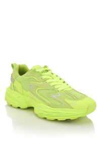 Plein Sport Sneakersy SAFS USC0931 STE003N Żółty. Kolor: żółty. Materiał: materiał #3