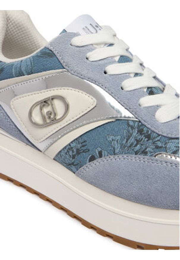 Liu Jo Sneakersy Maxi Wonder 97 BA6007 PX878 Niebieski. Kolor: niebieski. Materiał: skóra, zamsz