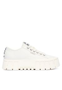 Sneakersy Tommy Jeans. Kolor: biały. Wzór: motyw zwierzęcy. Obcas: na platformie #1