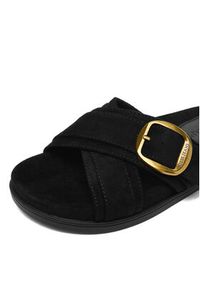 Guess Jeans Klapki CEO-HY1001-6 Czarny. Kolor: czarny. Materiał: materiał #7