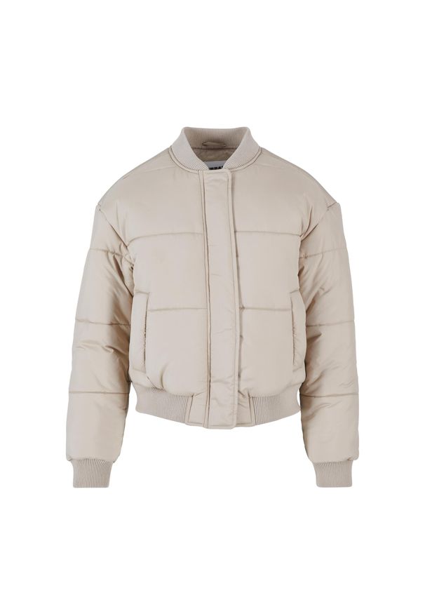 Damska kurtka puchowa Urban Classics. Kolor: beżowy. Materiał: puch