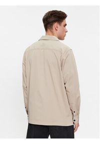 Calvin Klein Jeans Koszula Utility Shirt J30J324610 Beżowy Regular Fit. Kolor: beżowy. Materiał: bawełna #4