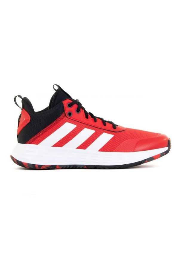 Adidas - Buty adidas Ownthegame 2.0 M GW5487 czerwone. Okazja: na co dzień. Kolor: czerwony. Materiał: syntetyk