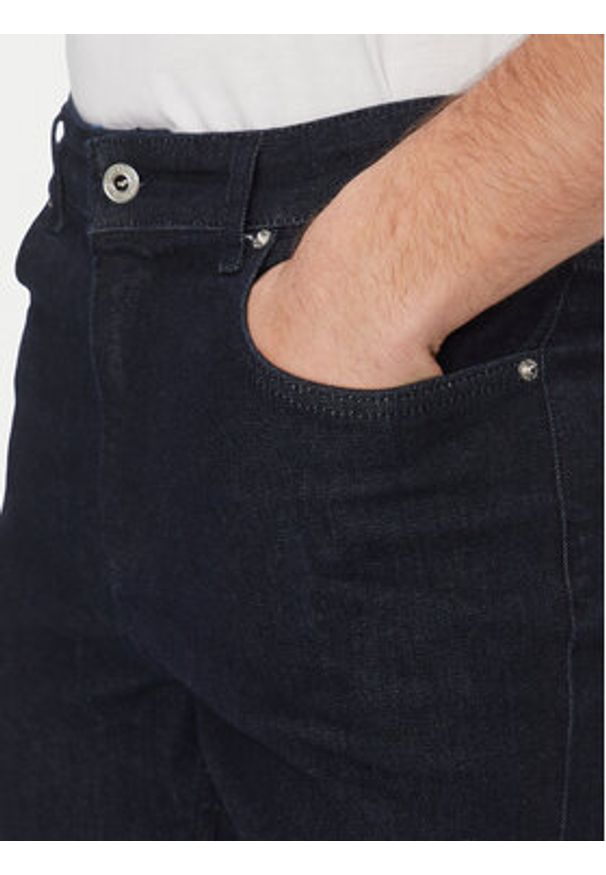 Karl Lagerfeld Jeans Jeansy A2M10123 Granatowy Slim Fit. Kolor: niebieski