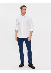Calvin Klein Jeans Koszula J30J324614 Biały Slim Fit. Kolor: biały. Materiał: bawełna #3