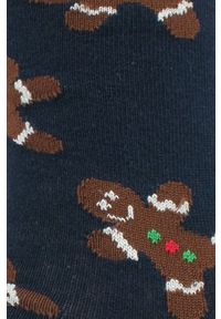 His Story - Skarpetki Bawełniane - Tematyczne - Granatowe, Ciastek. Kolor: niebieski. Materiał: elastan, bawełna, poliamid #4