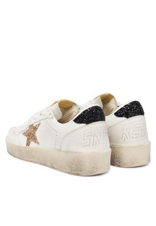 GOLDEN GOOSE - Golden Goose Sneakersy Ballstar 2 GWF00804.F006964.10471 Biały. Kolor: biały. Materiał: skóra