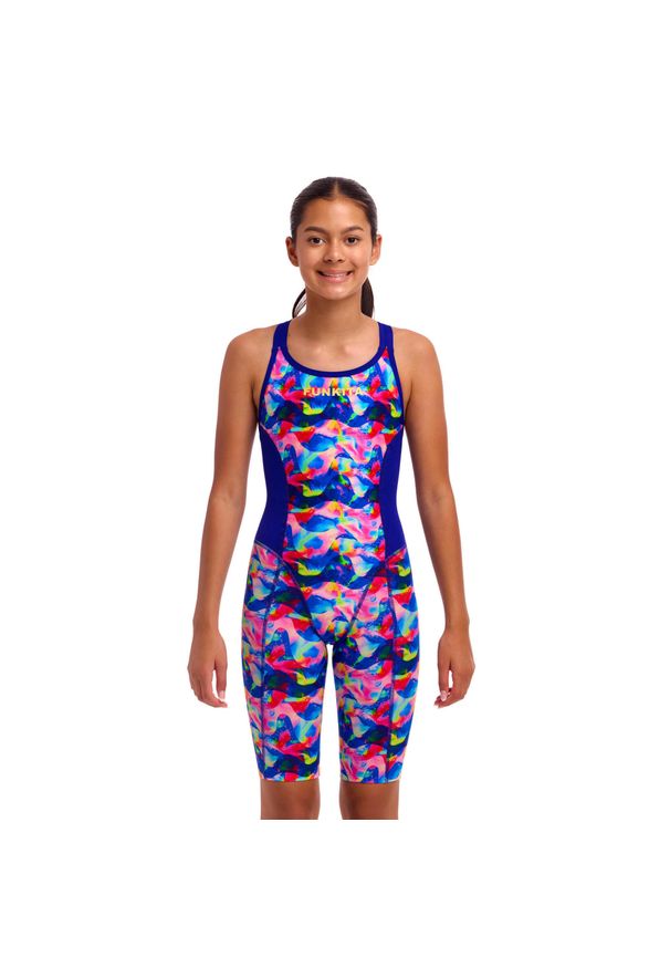 FUNKITA - Strój z nogawkami Funkita Warped Waves - Fast Training. Kolor: niebieski