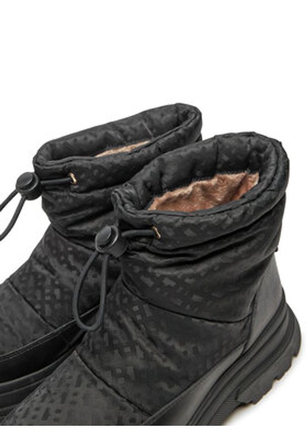 BOSS - Boss Botki Foster Bootie CBBNY 50523505 Czarny. Kolor: czarny. Materiał: materiał