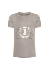 IMPERIAL RIDING - Koszulka techniczna dla dzieci Imperial Riding Hally. Kolor: wielokolorowy, szary, zielony, brązowy #1