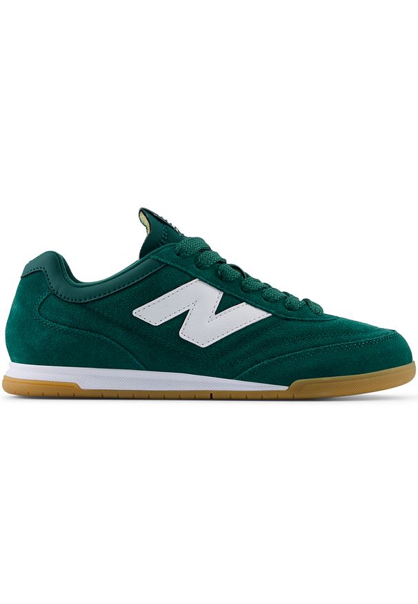 Buty unisex New Balance URC42SD – zielone. Okazja: na co dzień. Kolor: zielony. Materiał: guma, skóra, syntetyk, materiał. Szerokość cholewki: normalna