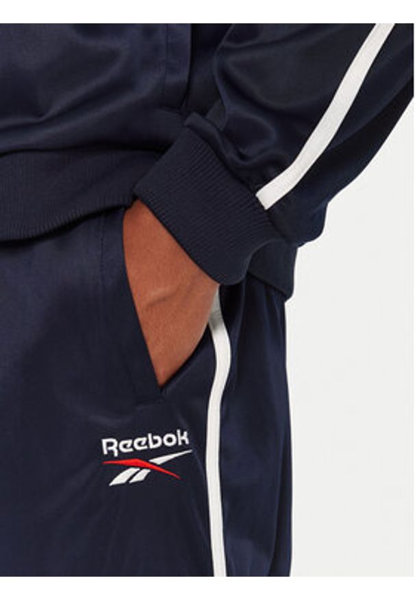 Reebok Dres RK25143CCM Granatowy Regular Fit. Kolor: niebieski. Materiał: syntetyk