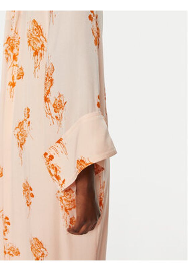 Day Birger et Mikkelsen - DAY BIRGER ÉT MIKKELSEN Sukienka codzienna Maggie DAY65243327 Écru Relaxed Fit. Okazja: na co dzień. Materiał: wiskoza. Typ sukienki: proste. Styl: casual