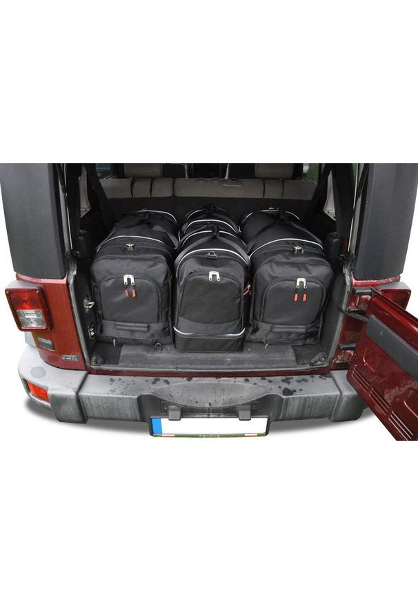 KJUST - Torby Do Bagażnika Jeep Wrangler 2007-2018 4Szt Kjust. Kolor: czarny. Styl: sportowy