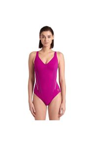 Strój kąpielowy damski jednoczęściowy na basen plażę Arena Bodylift. Kolor: fioletowy #1
