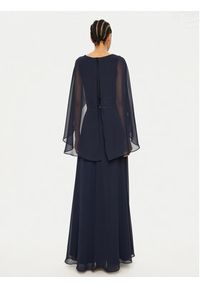 Swing Sukienka wieczorowa 5AI10300 Granatowy Regular Fit. Kolor: niebieski. Materiał: syntetyk. Styl: wizytowy #2