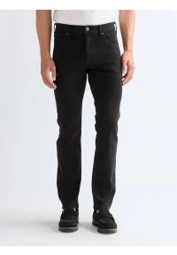 Wrangler - MESKIE SPODNIE WRANGLER REGULAR BLACK RINSE 112125980 #2