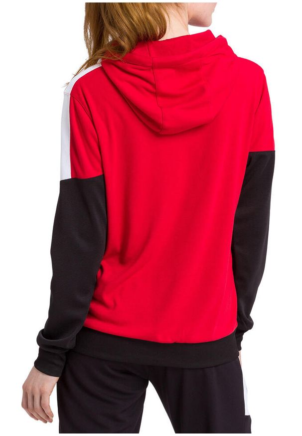 ERIMA - Damska bluza z kapturem Erima Squad. Typ kołnierza: kaptur. Kolor: czerwony, wielokolorowy, czarny. Sport: piłka ręczna