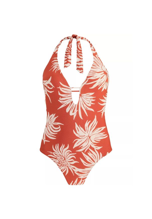 Damski strój kąpielowy Barts Deltia Halter One Piece. Kolor: czerwony, biały, wielokolorowy