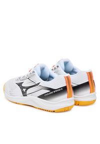 Mizuno Buty halowe Cyclone Speed 5 V1GA2580 Biały. Kolor: biały. Materiał: materiał #3