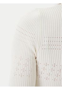 TwinSet - TWINSET Sweter 252TP3240 Beżowy Regular Fit. Kolor: beżowy. Materiał: wiskoza #4