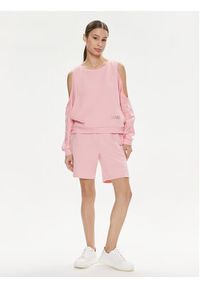 Liu Jo Bluza MA4385 F0873 Różowy Loose Fit. Kolor: różowy. Materiał: bawełna #4