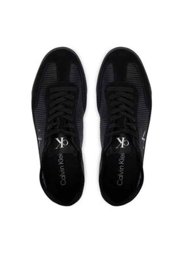 Calvin Klein Sneakersy Low Pro Cupsole Wt Striped Ny HW0HW03270 Czarny. Kolor: czarny. Materiał: materiał