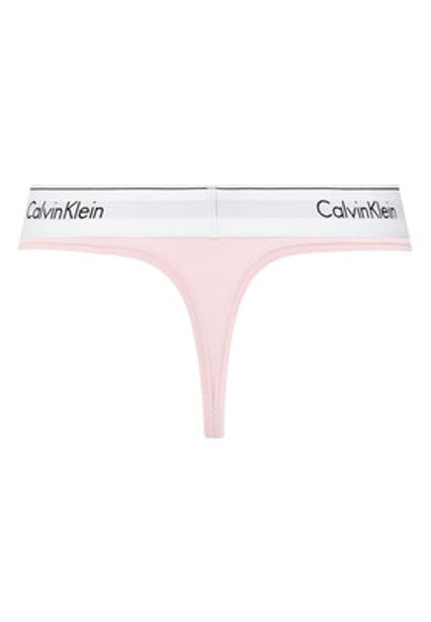 Calvin Klein Underwear Stringi 0000F3786E Różowy. Kolor: różowy. Materiał: bawełna