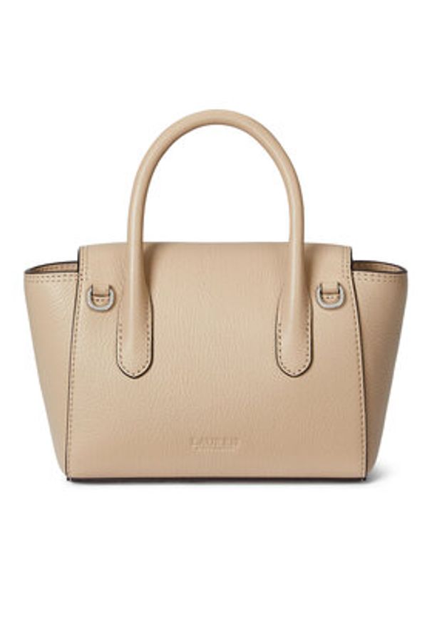Lauren Ralph Lauren - LAUREN RALPH LAUREN Torebka 431969349005 Beżowy. Kolor: beżowy. Materiał: skórzane