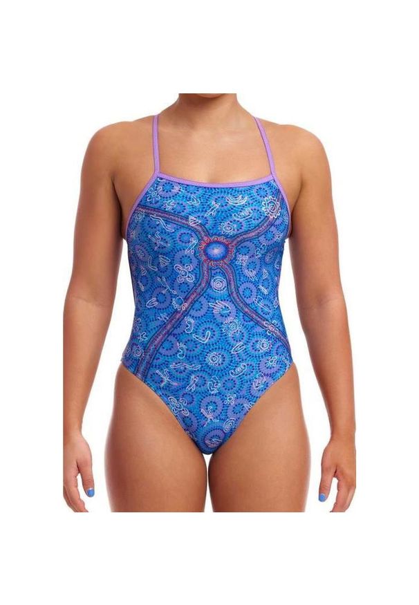 FUNKITA - Strój do pływania Funkita Sea Dreams - Single Strength. Kolor: niebieski