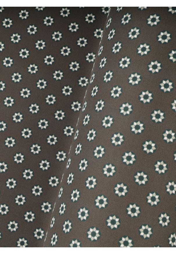 Pako Lorente - PAKO LORENTE – Ciemnozielona poszetka mikrowzór. Kolor: zielony. Materiał: poliester