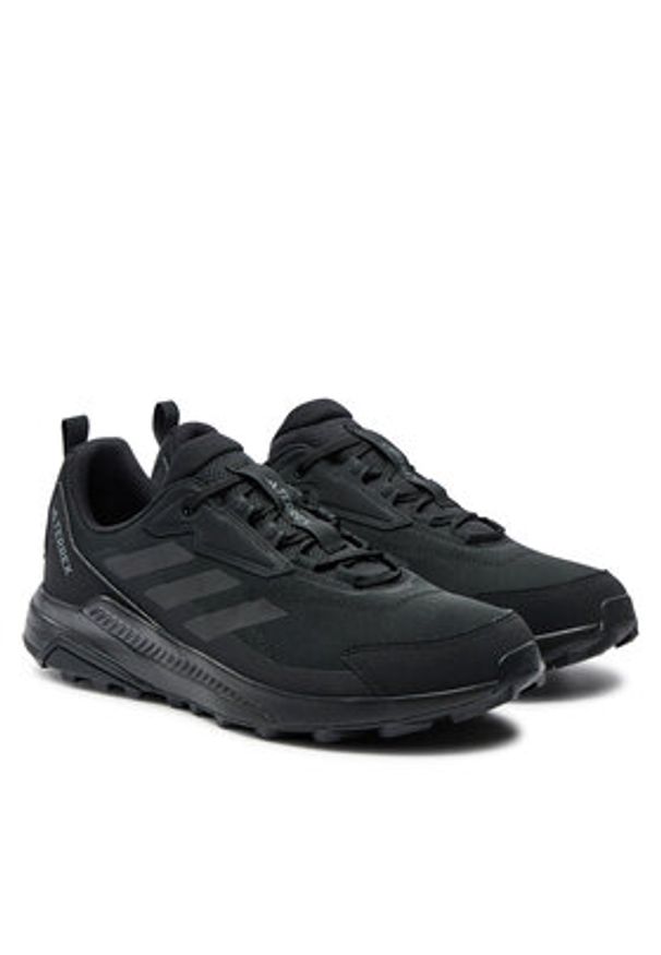 Adidas - adidas Trekkingi Terrex Anylander ID0895 Czarny. Kolor: czarny. Materiał: mesh, materiał. Model: Adidas Terrex. Sport: turystyka piesza