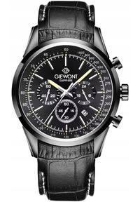 Zegarek Giewont Zegarek Męski Giewont Chronograph Sapphire Czarny GW7650-A4. Kolor: czarny #1
