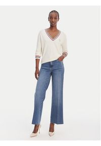 Liu Jo Sport Sweter TA6068 MS49I Biały Regular Fit. Kolor: biały. Materiał: wiskoza. Styl: sportowy #2