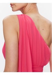 ViCOLO Sukienka wieczorowa TE0032 Różowy Regular Fit. Kolor: różowy. Materiał: syntetyk. Styl: wizytowy #5