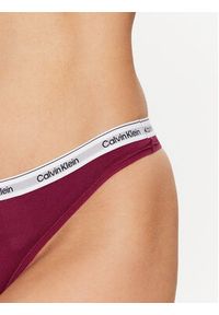 Calvin Klein Underwear Komplet 3 par stringów 000QD5209E Kolorowy. Materiał: bawełna. Wzór: kolorowy #5