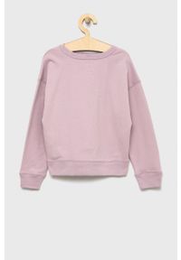 GAP bluza dziecięca kolor fioletowy z nadrukiem. Kolor: fioletowy. Wzór: nadruk #2