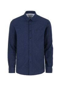 Ochnik - Koszula męska. Kolor: niebieski. Materiał: bawełna. Długość: długie. Styl: klasyczny #2